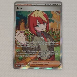 Pokémon Prismatische Entwicklungen - Trainerkarte Irsa Deutsch- Illustration Rare